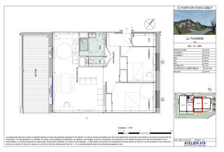  Appartement  vendre 3 pices 70 m