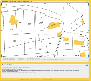  Terrain � vendre 800 m�