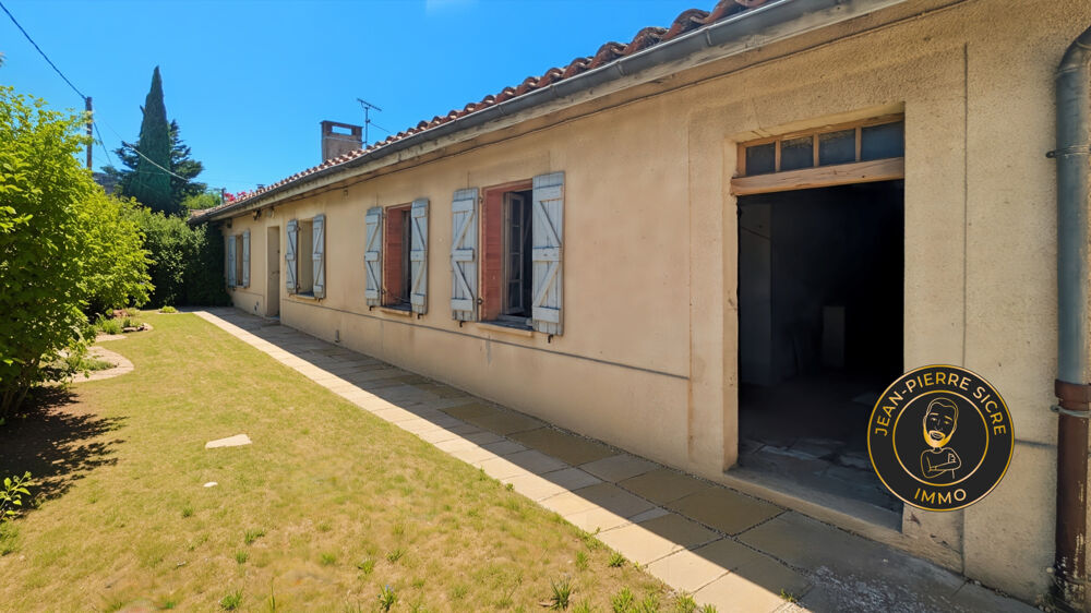 EAUNES (31600)  Longère de caractère 71 m2  Terrain 1 204 m2  Potentiel d'agrandissement