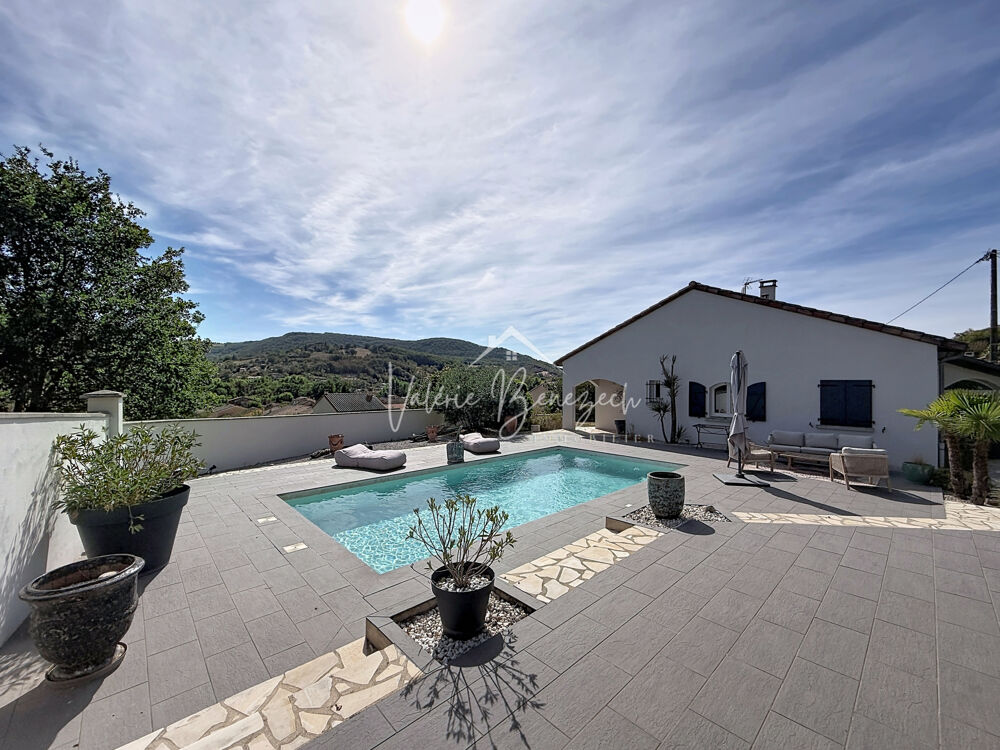 Vente Maison Villa T4 plain-pied avec piscine chauffée et pool house St affrique