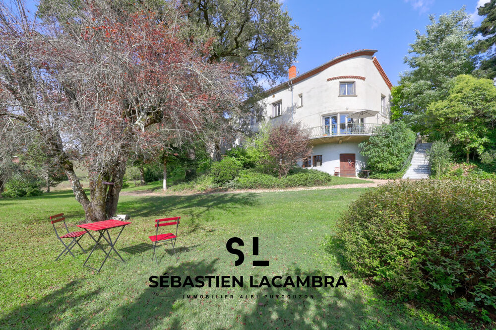 Maison de maître 10 pièces + dépendances + parc paysagé de plus d1 hectare | Réalmont | Vue dominante & tranq