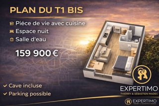  Appartement � vendre 1 pi�ce 31 m�
