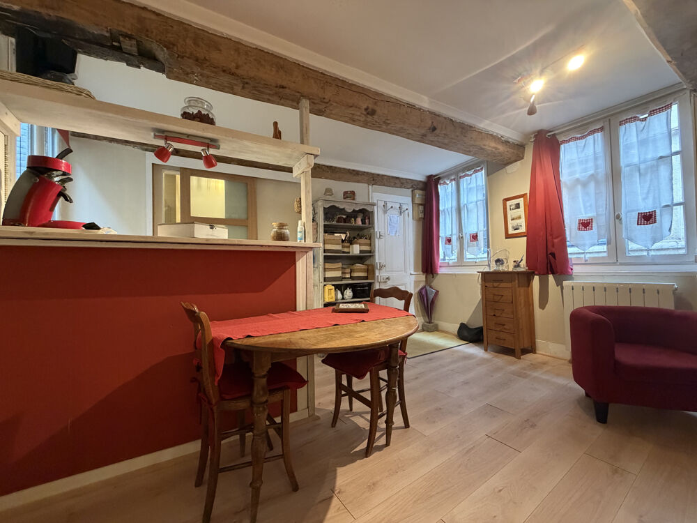 Vente Appartement Honfleur Centre - Studio 25 m2 - 1er étage - Quartier Sainte-Catherine Honfleur