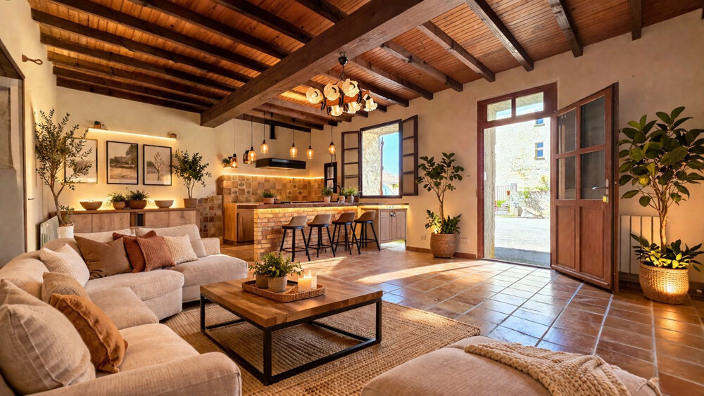 MAISON T4 - 88M2 AU COEUR D'UN JOLI VILLAGE / PROCHE GONDRIN