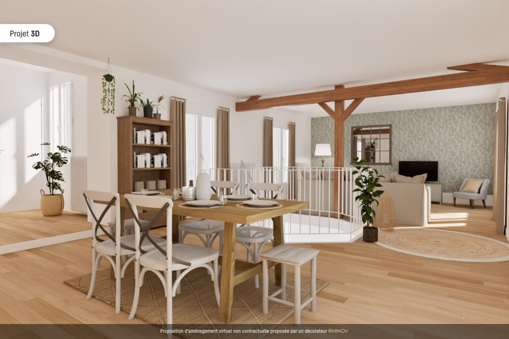 Duplex Centre-Ville Montmorency - 123m2 divisible en 2 appartements