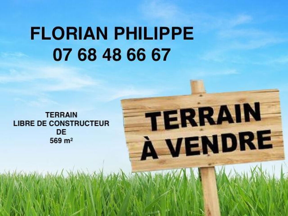 Vente Terrain Terrain de 569 m2 libre de constructeur. St lyphard