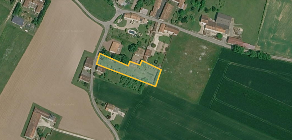 Vente Terrain Terrain constructible de 1 460 m2 avec vue sur la campagne   La Brousse La brousse