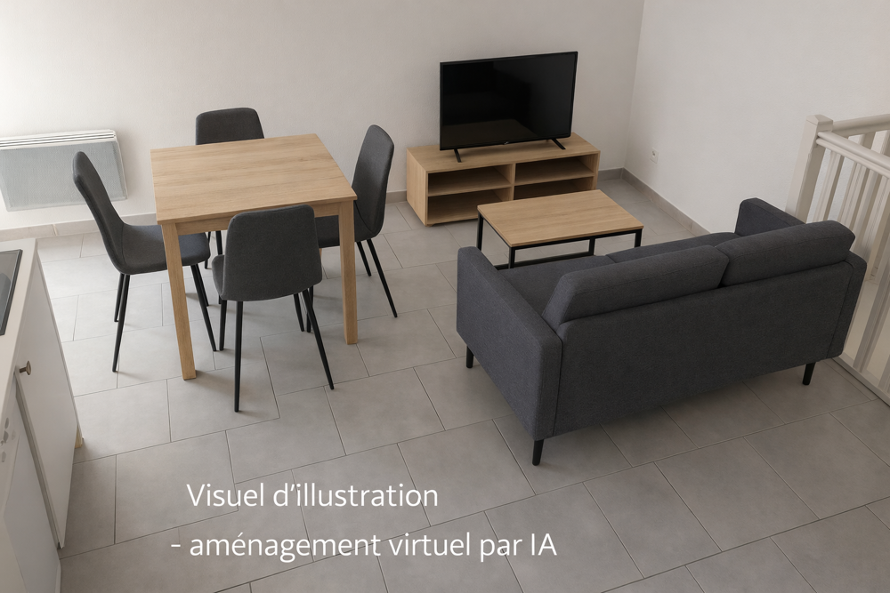 Pour investisseur, maison de village comprenant deux chambres