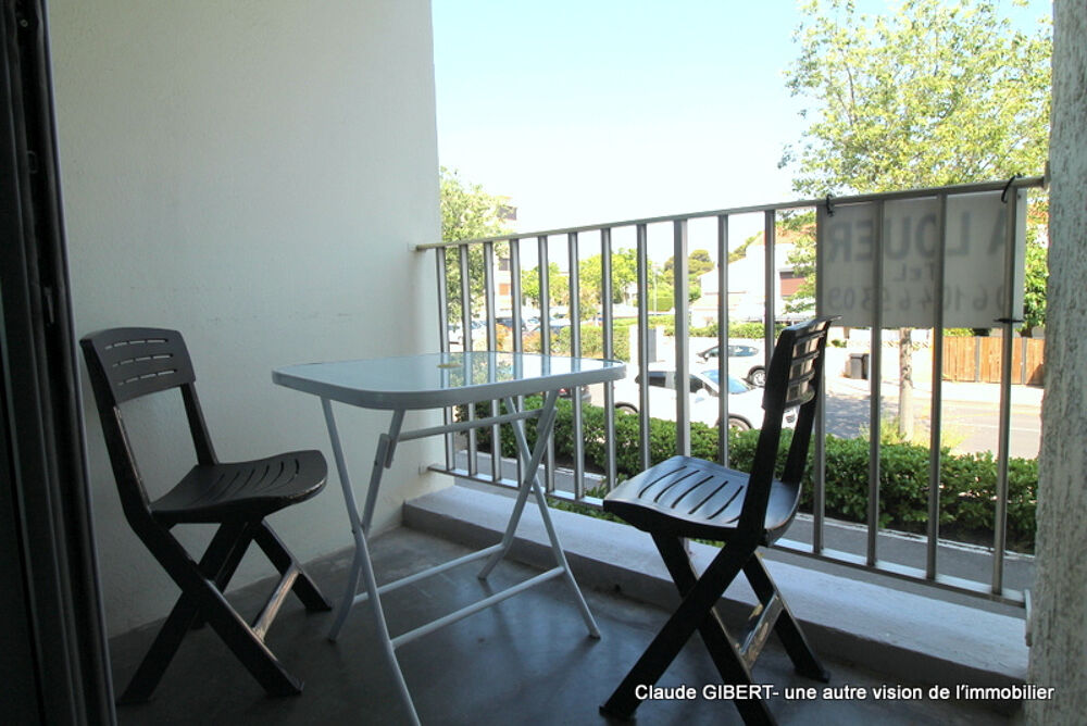 T1 / Studio au 1er étage avec ascenseur + terrasse au coeur du centre-ville de Balaruc-Les-Bains