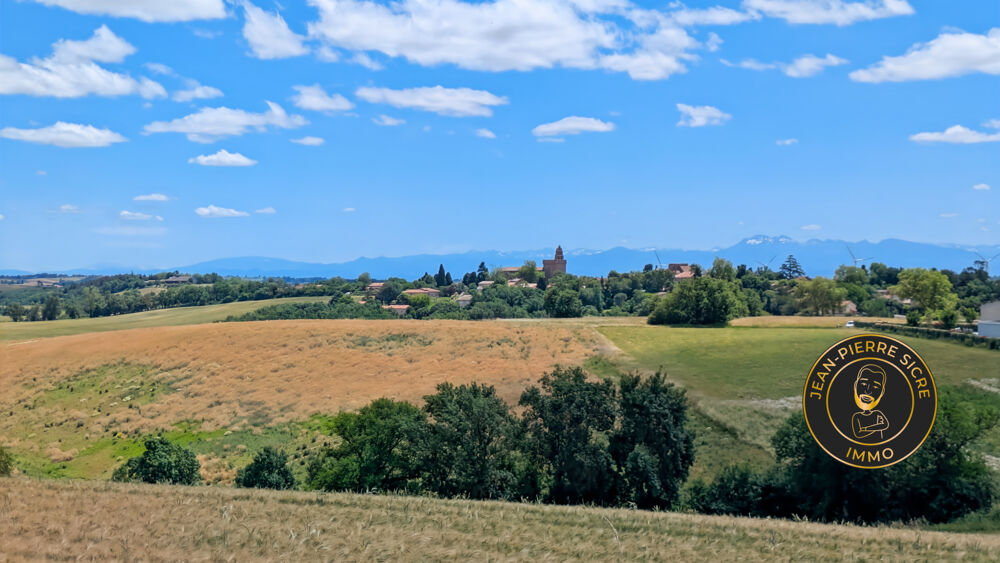 Vente Terrain Nailloux -Terrain à bâtir avec vue Pyrénées et projet architectural validé Nailloux