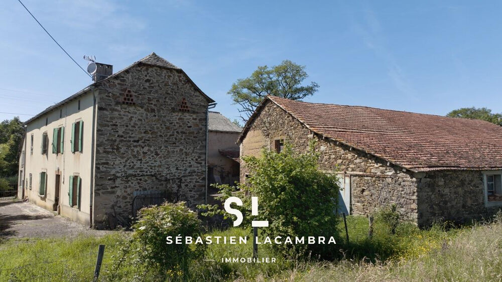 Corps de ferme ancien à rénover 5 pièces Dépendances et 2 hectares Jouqueviel Environnement préservé