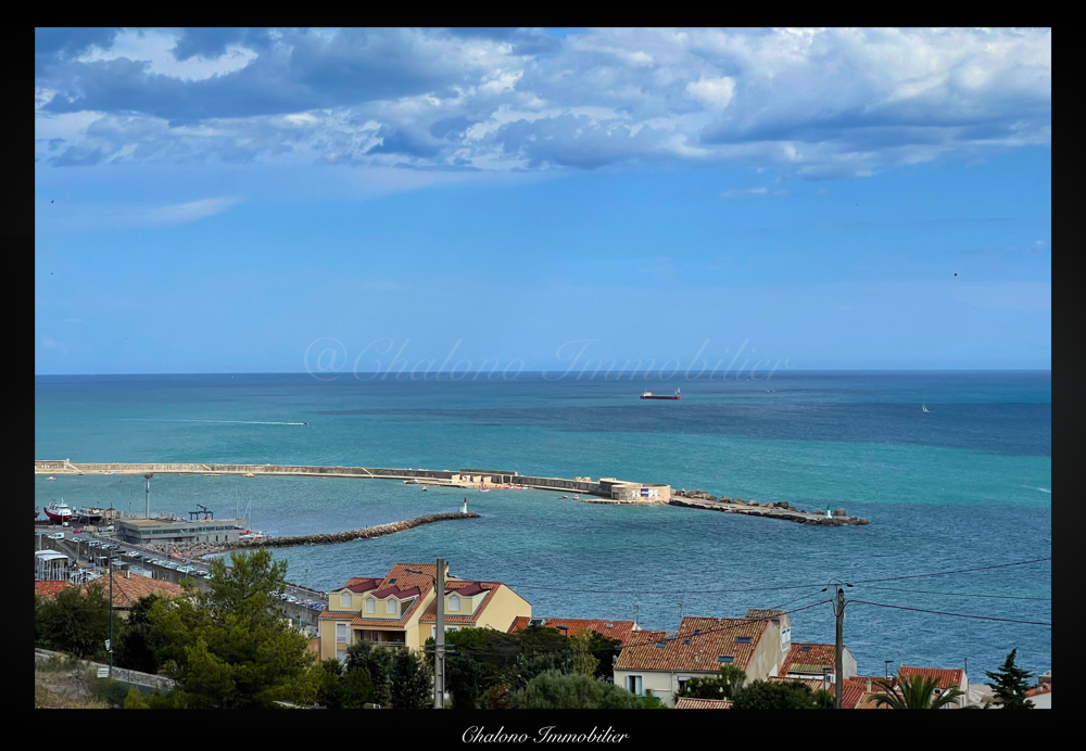 DEPT 34 - SETE SAINT-CLAIR - T3 CABINE AVEC TERRASSE VUE MER, PISCINE ET GARAGE POSSIBLE