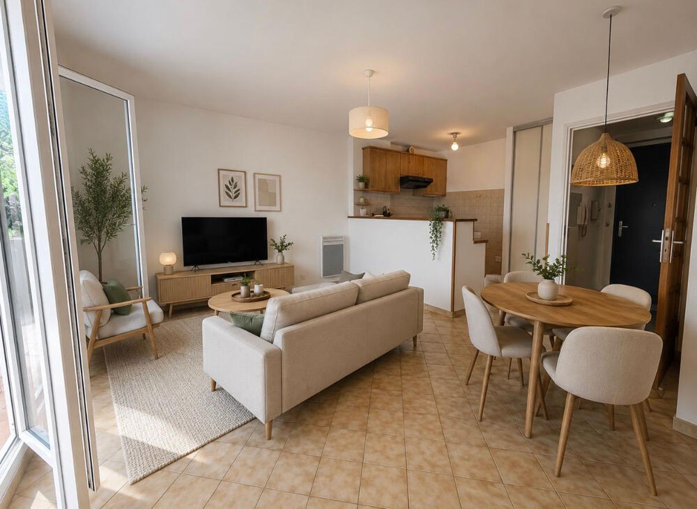 APPARTEMENT T2 AVEC TERRASSE ET PARKING A 2 PAS DU CENTRE VILLE