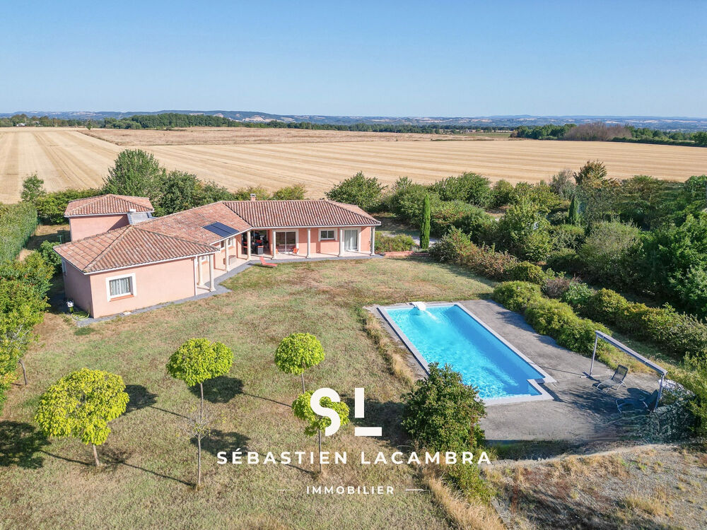 Vente Maison Maison de plain-pied avec piscine, 4 chambres et 3 008 m2 de terrain Lugan