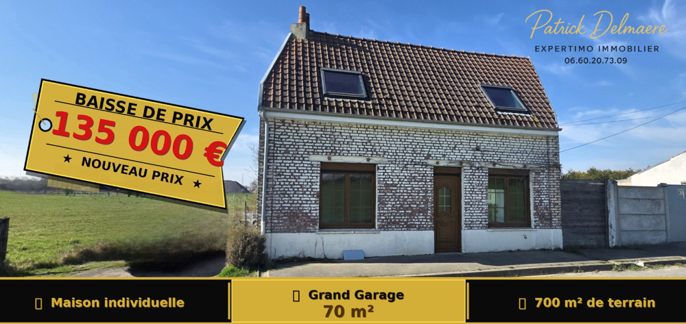 Maison individuelle avec grand garage