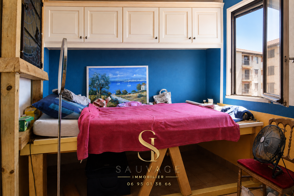 Vente Appartement T2 de 29 m2 avec terrasse, vue mer et garage   Centre-ville de Saint-Aygulf et plage à pied Frejus