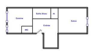  Appartement � vendre 1 pi�ce 35 m�