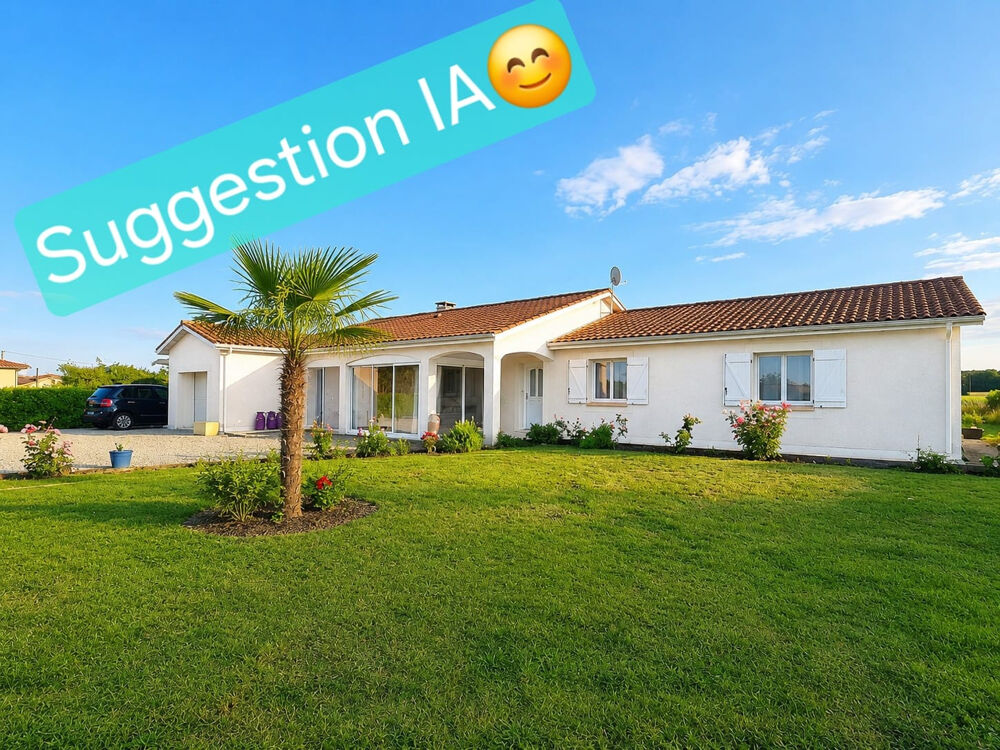 Vente Maison Vaste plain pied familial  avec grand jardin Condezaygues