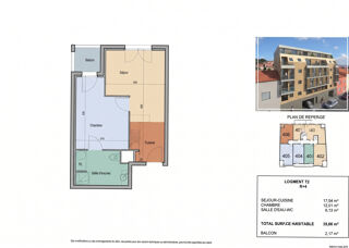  Appartement à vendre 2 pièces 36 m²