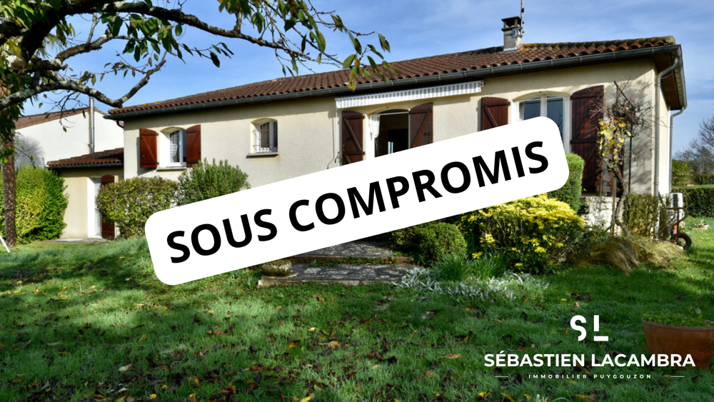 Maison de plain-pied avec studio indépendant 4 pièces Terrain de 782 m2 Puygouzon Secteur recherché