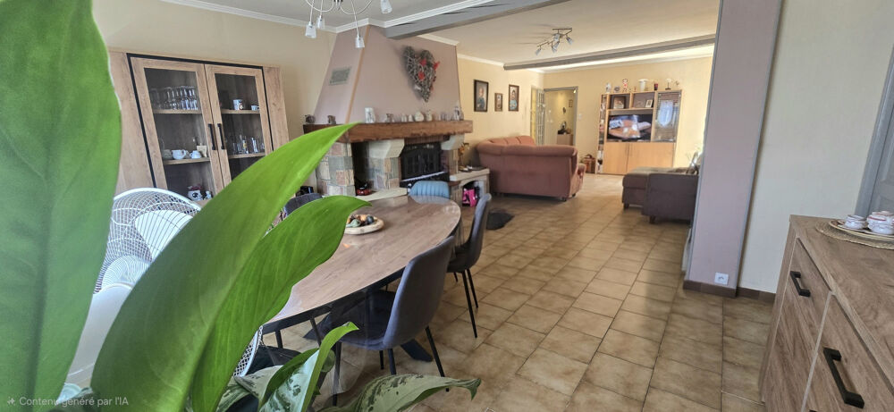 Vente Maison Plain pied individuel de 120 m2 habitable, 700 m2 de terrain et garage Bruay la buissiere
