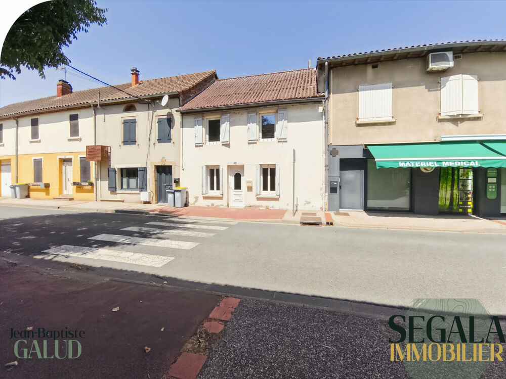 Maison de village de 82 m2 avec deux chambres, jardin et vue dégagée