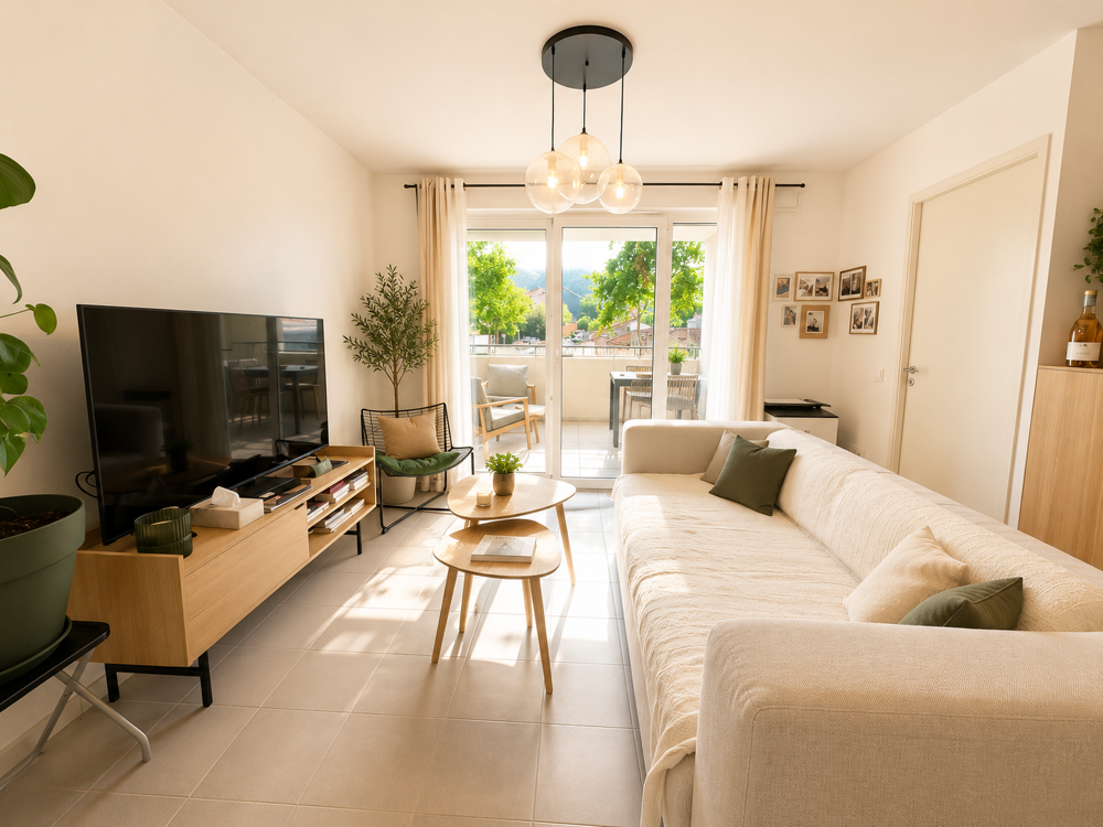 T2 RÉCENT AVEC GRAND BALCON PLEIN SUD ET PARKING