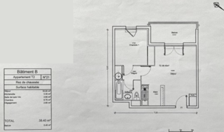  Appartement à vendre 2 pièces 38 m²