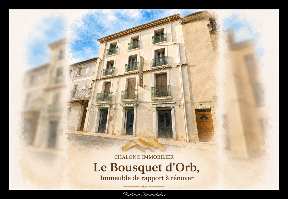   Dept 34 - LE BOUSQUET D'ORB - IMMEUBLE - MURS COMMERCIAUX 