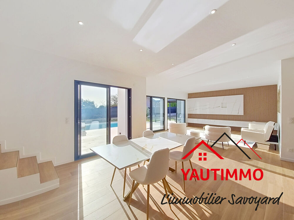 Vente Maison MAISON CONTEMPORAINE NEUVE 2026   177 M2   5 CHAMBRES   PISCINE CHAUFFÉE Lucinges
