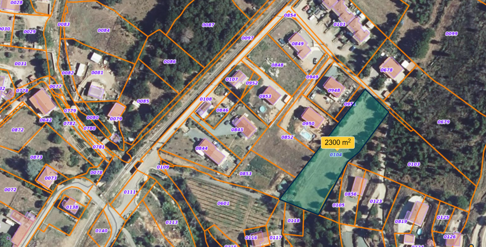Vente Terrain Terrain constructible de 2300m2 sur Ponte Novu Castello di rostino