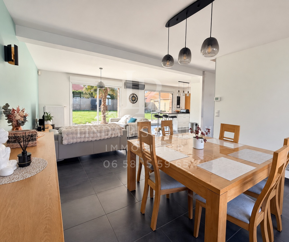 Vente Maison HÉNIN-BEAUMONT   SECTEUR PRISÉ DU BORD DES EAUX   MAISON FAMILIALE AVEC GARAGE ET JARDIN CLOS Henin beaumont