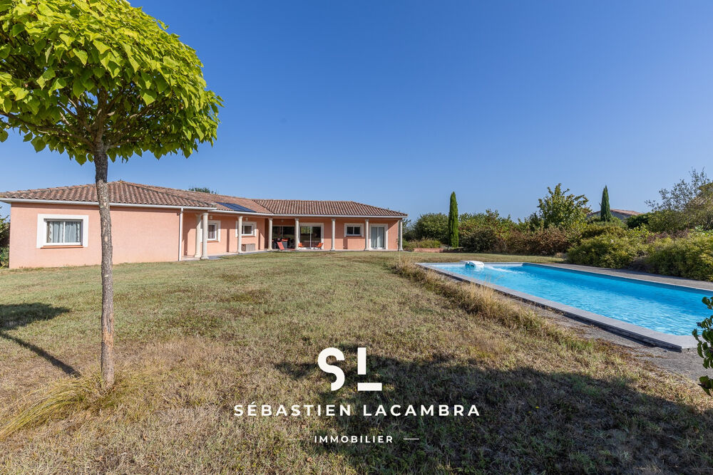 Vente Maison Maison de plain-pied avec piscine, 4 chambres et 3 008 m2 de terrain Lugan