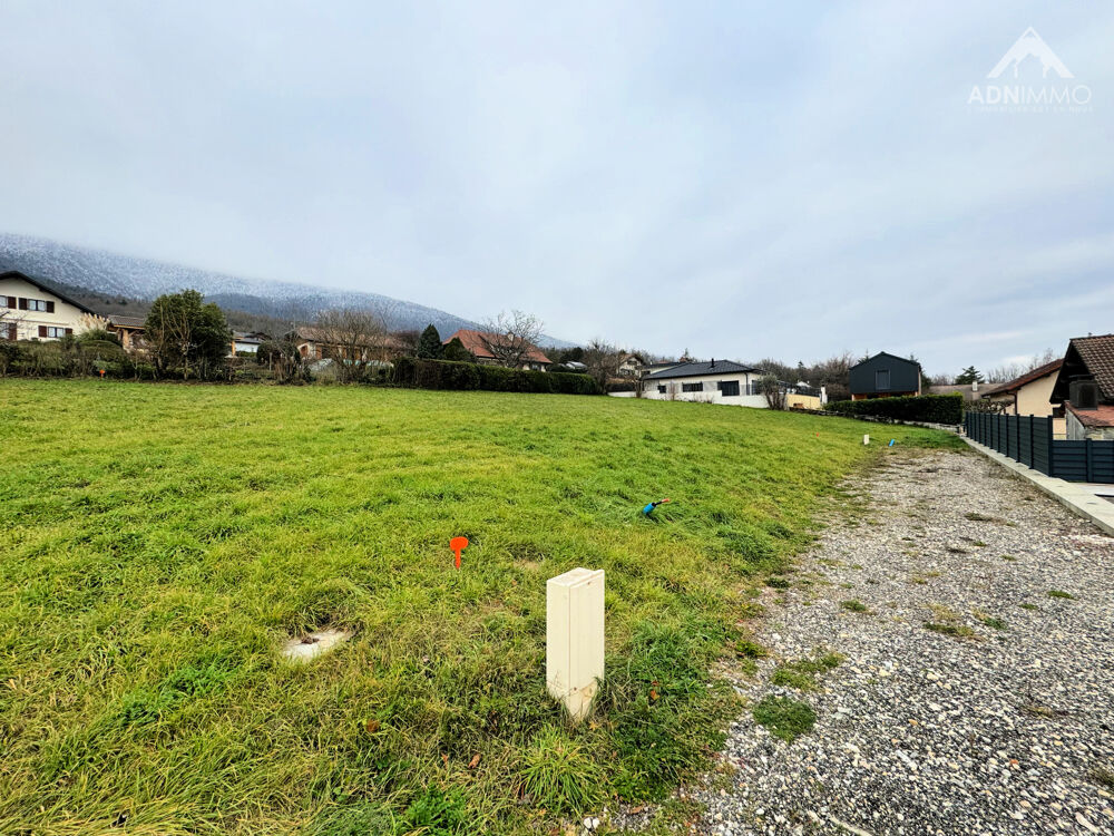 Vente Terrain Parcelle constructible 550 m2 Viabilisée Vue Mont Blanc St jean de gonville