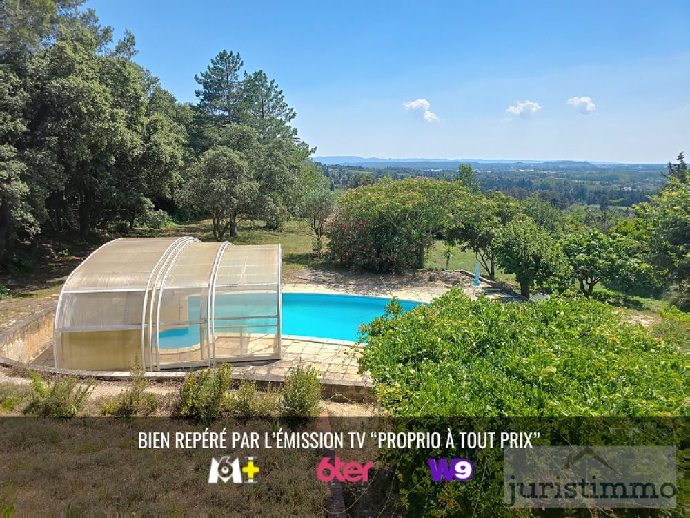 Vente Maison Vue à couper le souffle ! Propriété en colline avec piscine, dépendances et double habitation possible Chateauneuf de gadagne