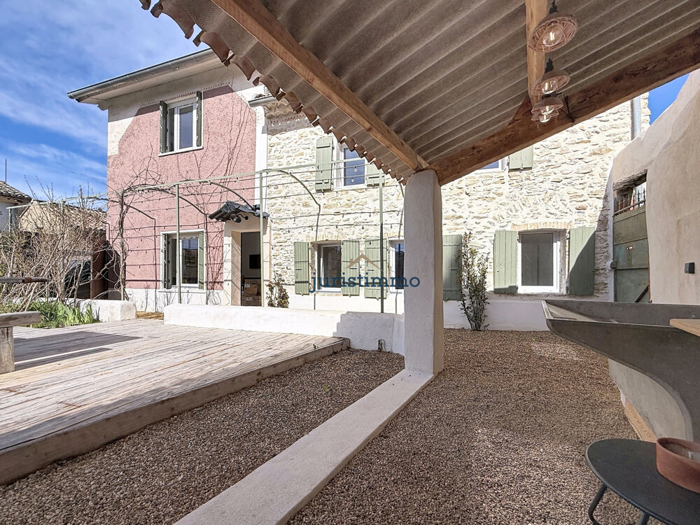 Mazet en pierre rénové avec piscine charme et rénovation contemporaine