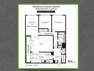  Appartement à vendre 4 pièces 92 m²