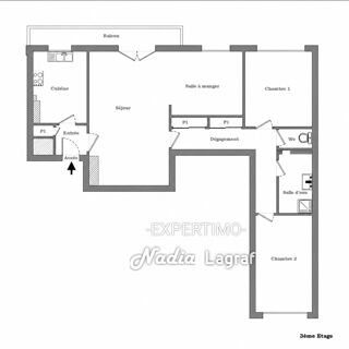  Appartement à vendre 4 pièces 74 m²