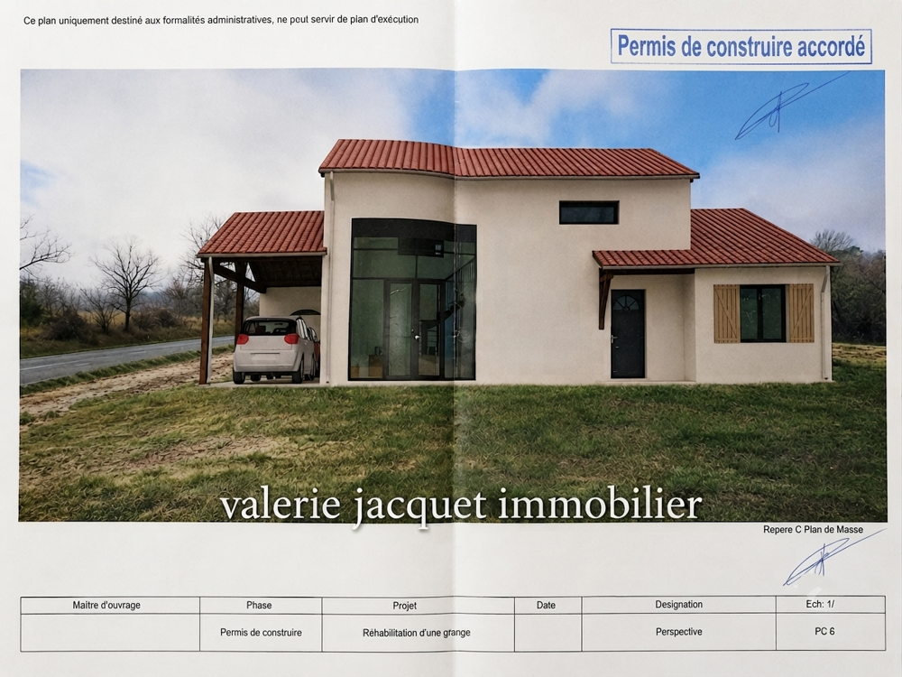 Vente Terrain Permis de construire accordé et fondations déjà réalisées : un projet prêt à reprendre sans attendre. Puynormand