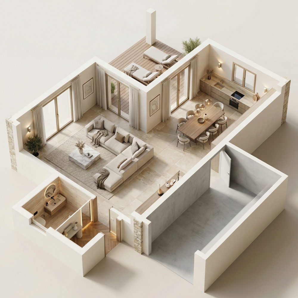 Villa neuve T4 de 102m2 - Jardin, Garage - Résidence Girasole