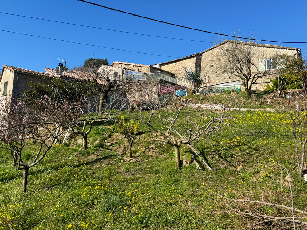 Vente Maison Authentique Tènement Immobilier en Pierre   Vue Exceptionnelle   Chazeaux (Monteil)   20 min Aubenas Chazeaux