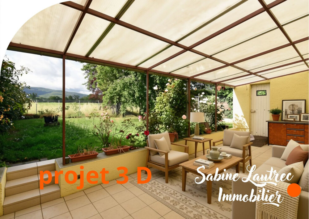 Maison familiale avec vie de plain-pied, grand jardin et garage - Proximité d'En Laure