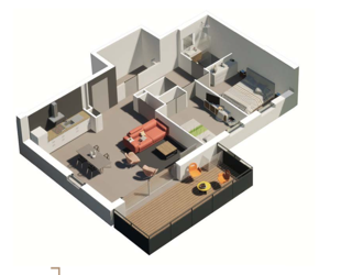  Appartement  louer 4 pices 76 m