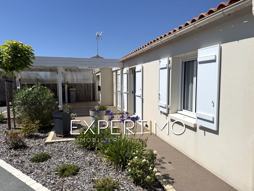 Vente Maison Maison de plain-pied T5 - 3 chambres - Terrain paysager et clôturé - Centre Ville à pied Jard sur mer