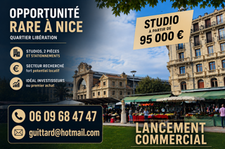  Appartement à vendre 1 pièce 21 m²