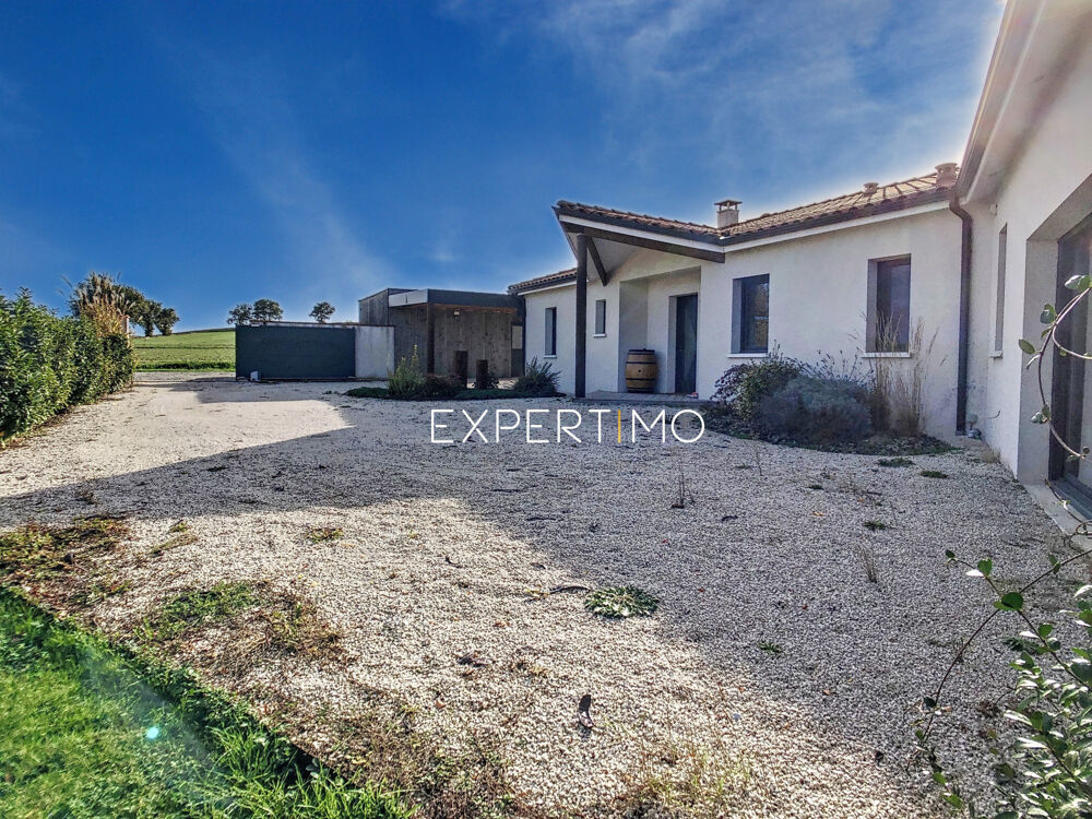 Vente Maison Ayguesvives, villa de 2014, 7 pièces159 m2 env. avec piscine, garage et terrain de 1540m2. Ayguesvives