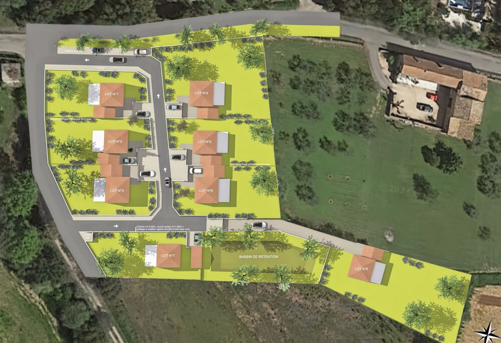 Vente Terrain A vendre terrain viabilisé de 519m2 proche Uzès Uzes