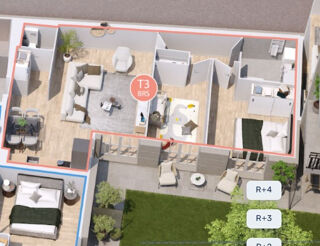  Appartement � vendre 3 pi�ces 65 m�