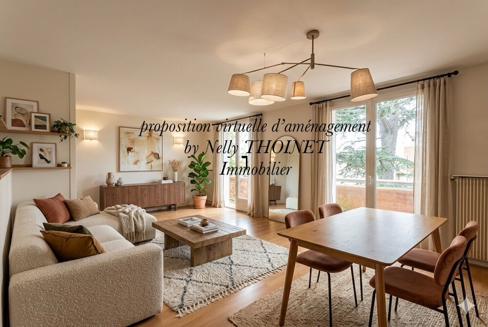 Dépt.63, CLERMONT-FERRAND, GRAND APPARTEMENT 102m2, ascenseur, balcon, garage et cave
