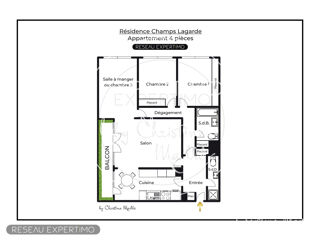  Appartement � vendre 4 pi�ces 92 m�